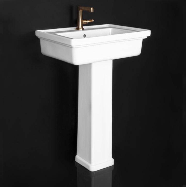 Avenue Vessel Only Pedestal Bathroom Sinks item F-1525A-4W