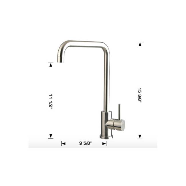 Bosco Single Hole Kitchen Faucets item SKU 200004