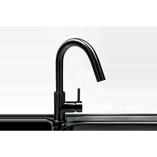 Bosco Single Hole Kitchen Faucets item SKU 200065BK