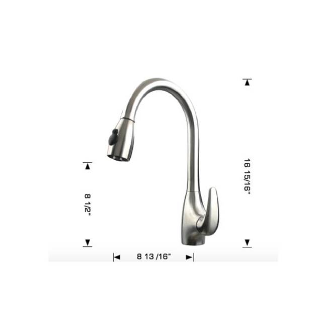 Bosco Single Hole Kitchen Faucets item SKU 200071