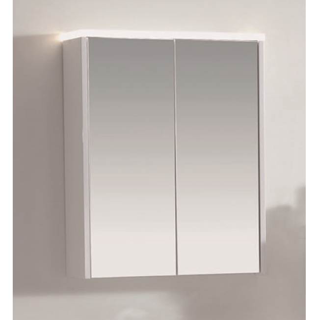 The Water ClosetLukx CanadaLUKX Modo Alex 24'' Medicine Cabinet LED - White Gloss