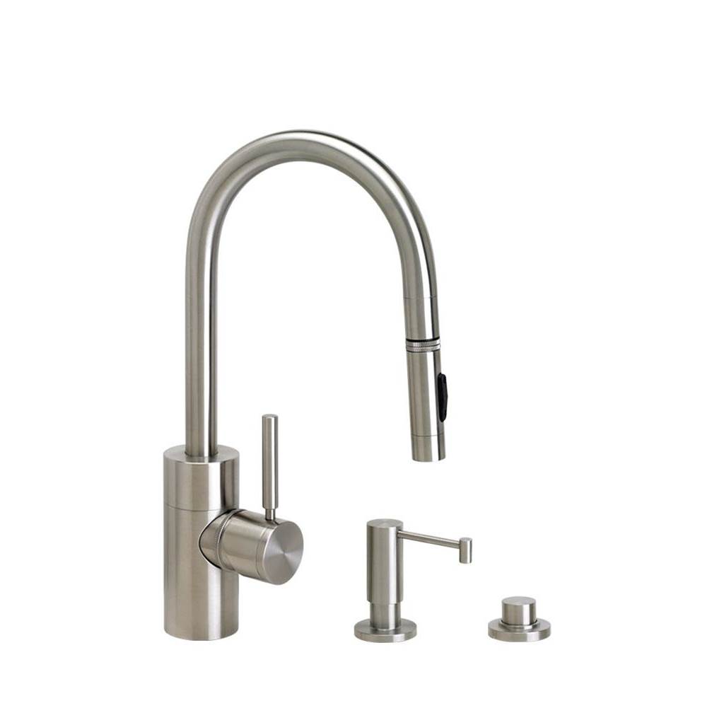 Waterstone Pull Down Bar Faucets Bar Sink Faucets item 5900-3-SS