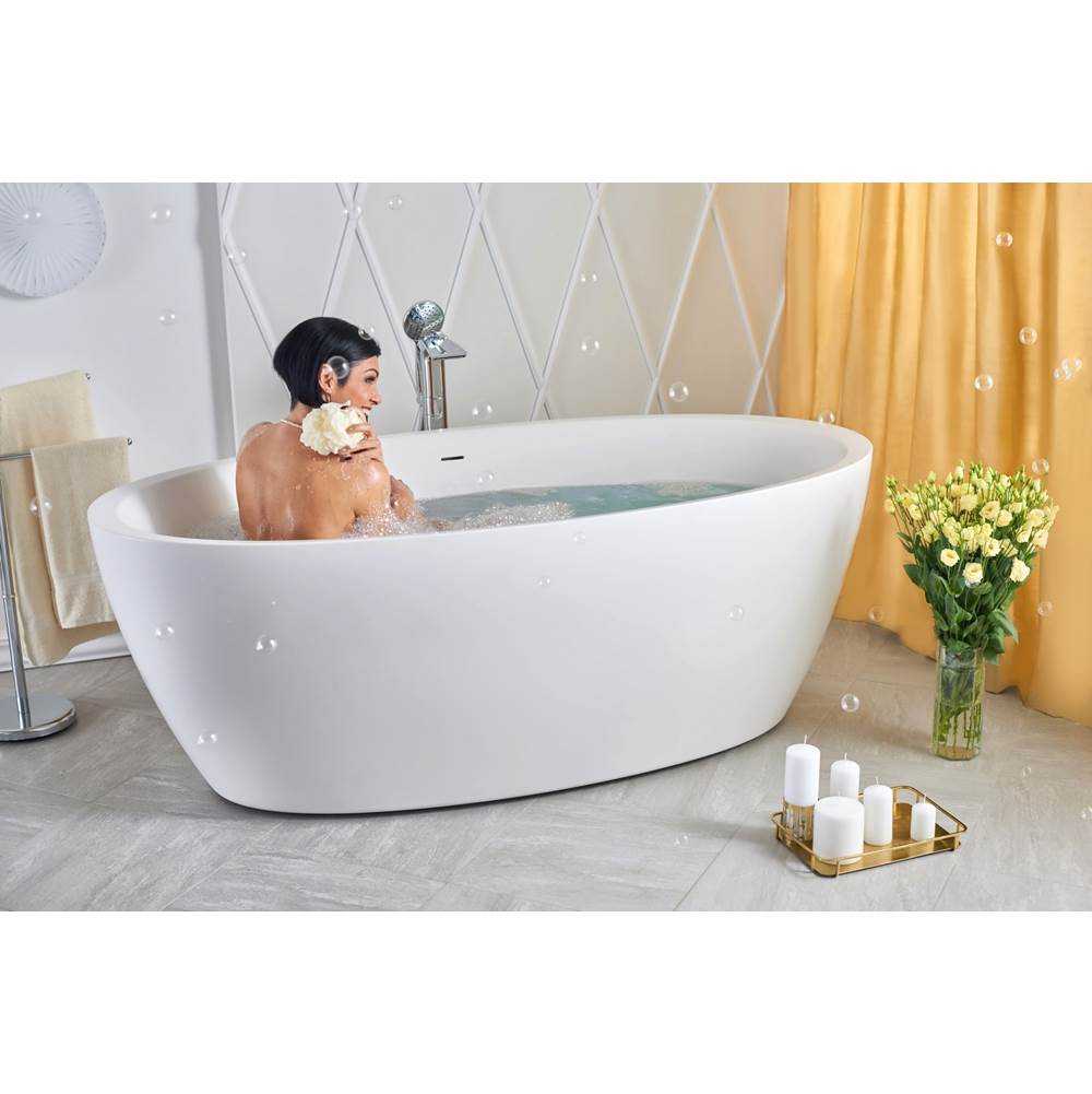 The Water ClosetAquaticaAquatica Sensuality-Wht™ Freestanding Solid Surface Bathtub
