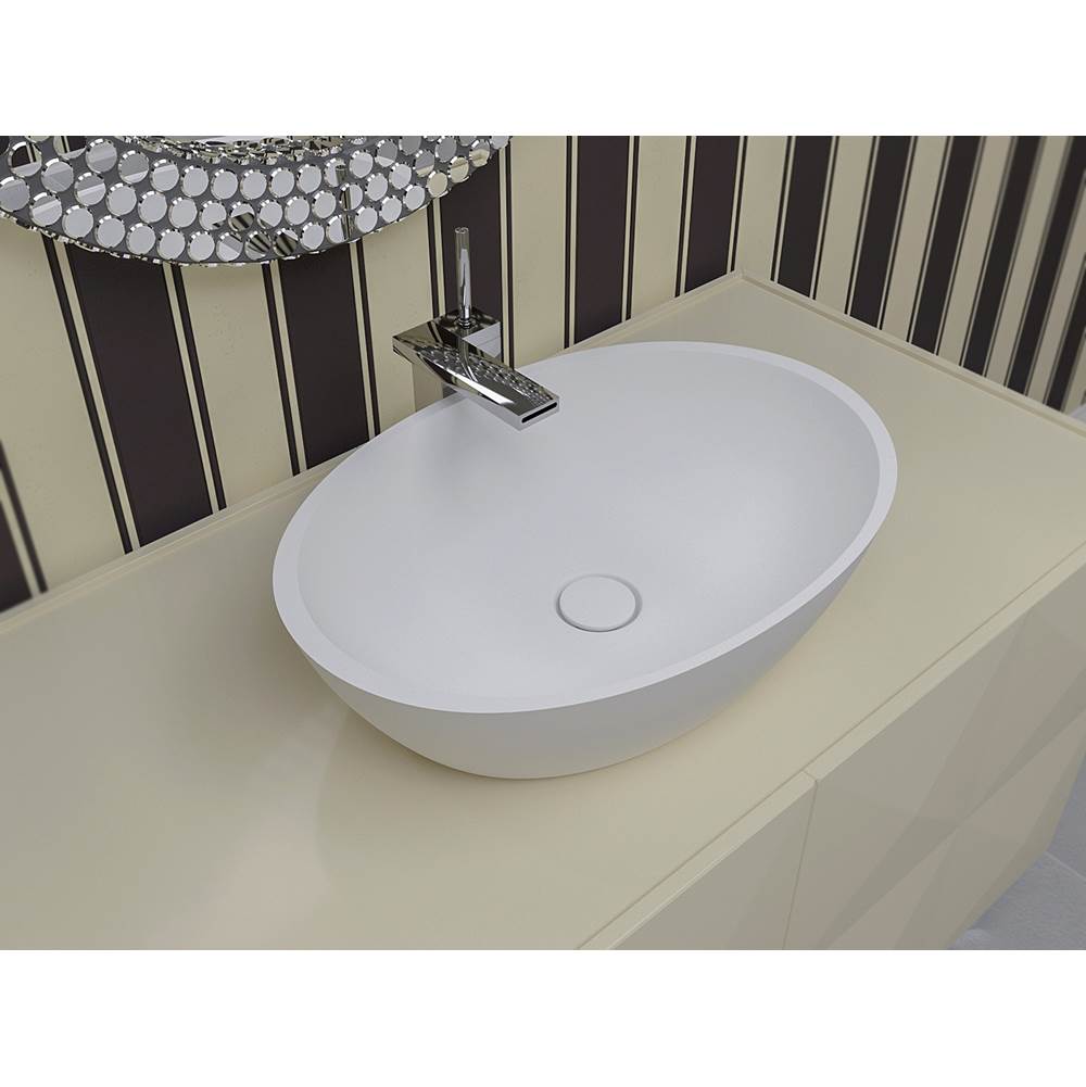 The Water ClosetAquaticaAquatica Sensuality-Wht™ Stone Bathroom Vessel Sink