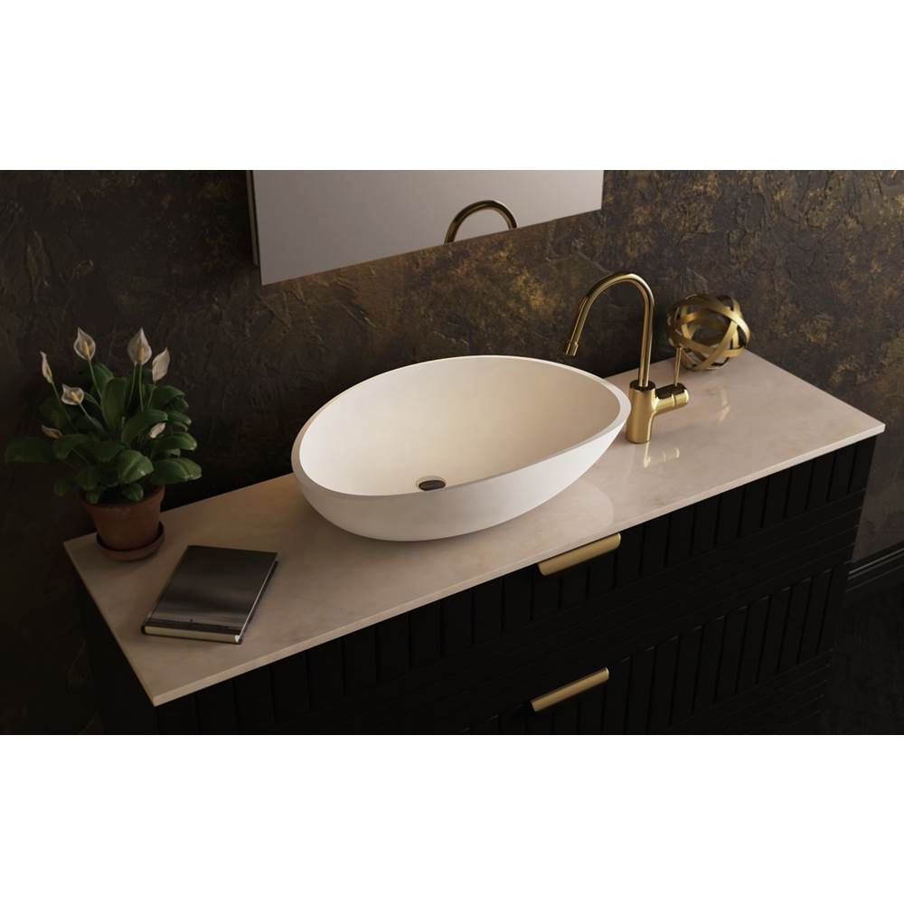 Aquatica Vessel Bathroom Sinks item Lotus-Sink-Wht