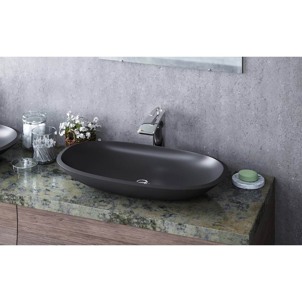 Aquatica Vessel Bathroom Sinks item Coletta-B-Sink-Blck