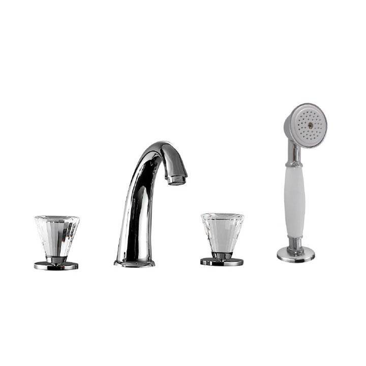 Maier Deck Mount Roman Tub Faucets With Hand Showers item 72714MCH
