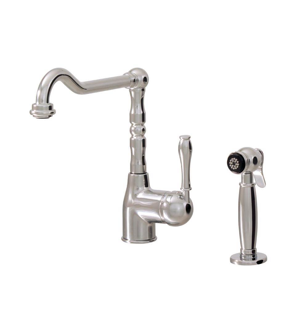The Water ClosetAquabrass Canada2150S New England Side Spray Kitchen Faucet