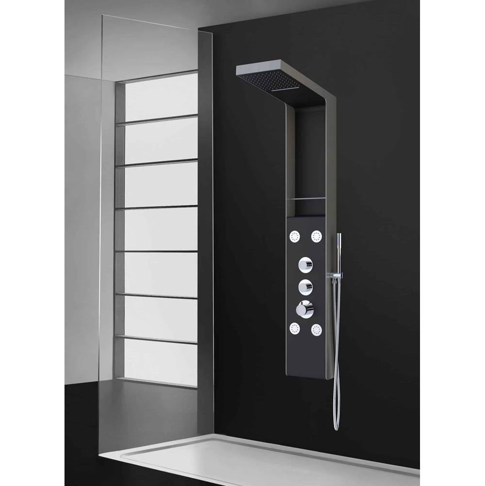 Aquamassage Canada Column Shower Systems item PD-841-S/MBKSS