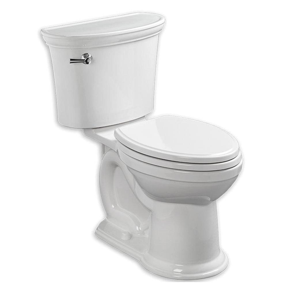 The Water ClosetAmerican Standard CanadaHeritage VorMax Two-Piece 1.28 gpf/4.8 Lpf Chair Height Elongated Toilet less Seat