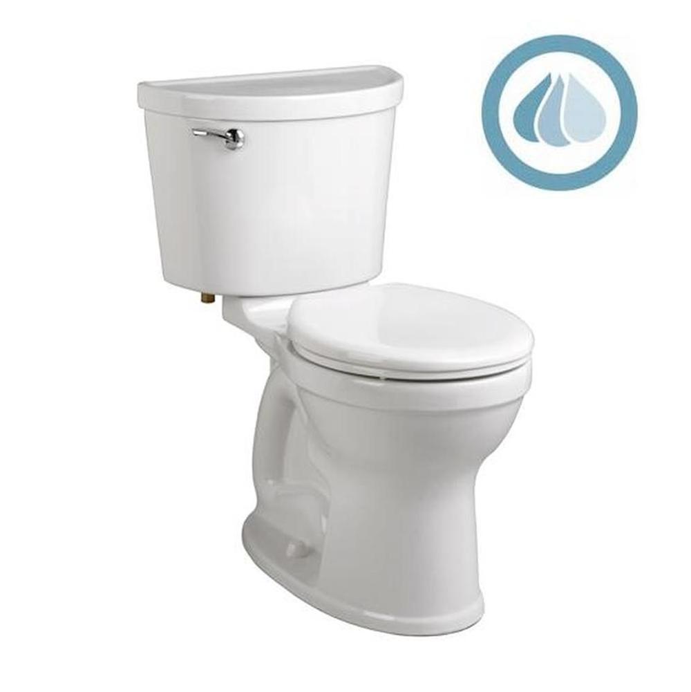 The Water ClosetAmerican Standard CanadaChampion® PRO Two-Piece 1.28 gpf/4.8 Lpf Chair Height Round Front Toilet Less Seat