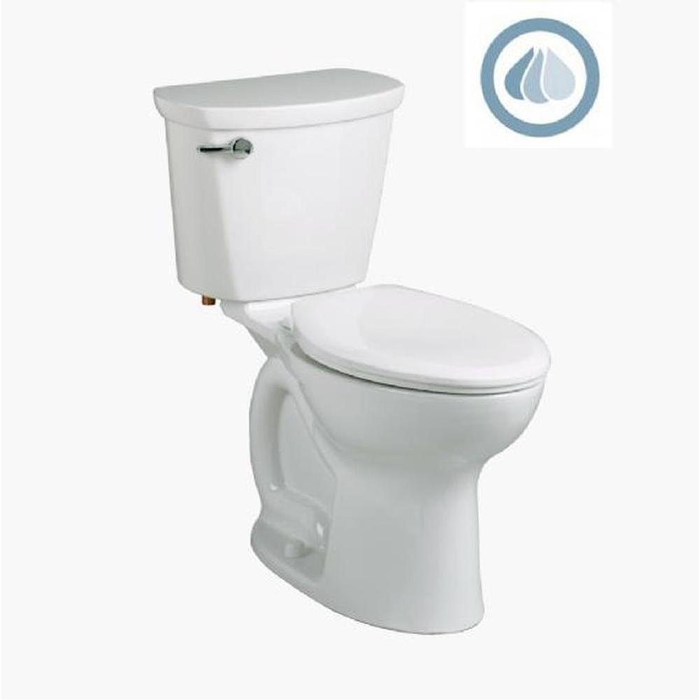 The Water ClosetAmerican Standard CanadaCadet® PRO Two-Piece 1.28 gpf/4.8 Lpf Chair Height Elongated Toilet Less Seat