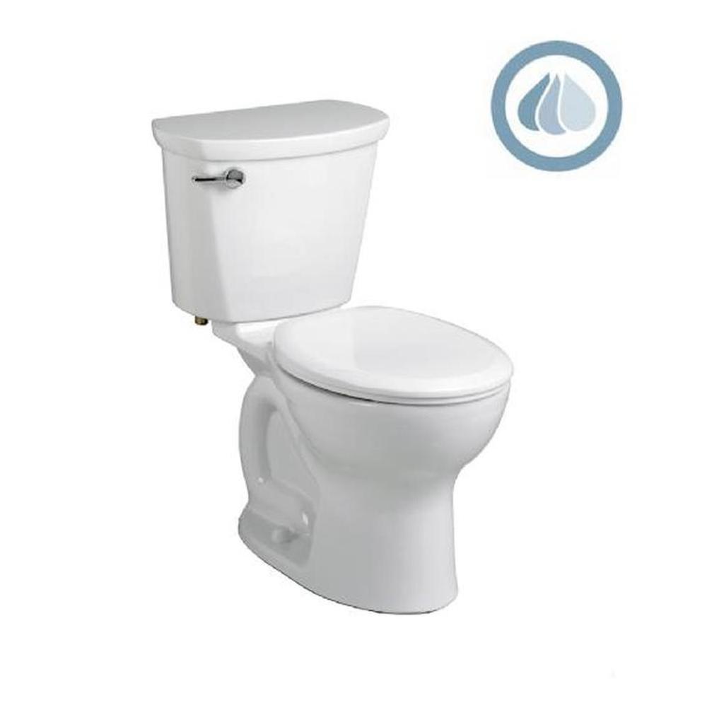 The Water ClosetAmerican Standard CanadaCadet® PRO Two-Piece 1.28 gpf/4.8 Lpf Standard Height Round Front Toilet Less Seat