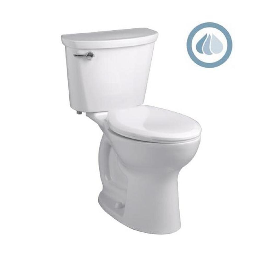 The Water ClosetAmerican Standard CanadaCadet® PRO Two-Piece 1.28 gpf/4.8 Lpf Compact Chair Height Elongated Toilet Less Seat
