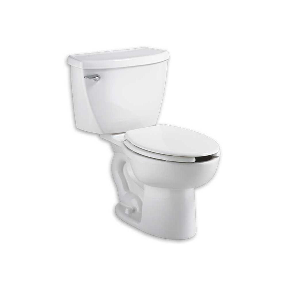 The Water ClosetAmerican Standard CanadaCadet® Two-Piece Pressure Assist 1.1 gpf/4.2 Lpf Chair Height Elongated EverClean® Toilet With Bedpan Lugs