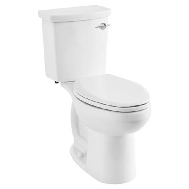 The Water ClosetAmerican Standard CanadaH2Option® ADA Two-Piece Dual Flush 1.28 gpf/4.8 Lpf and 0.92 gpf/3.5 Lpf Chair Height Right-Hand Trip Lever Elongated Toilet Less Seat