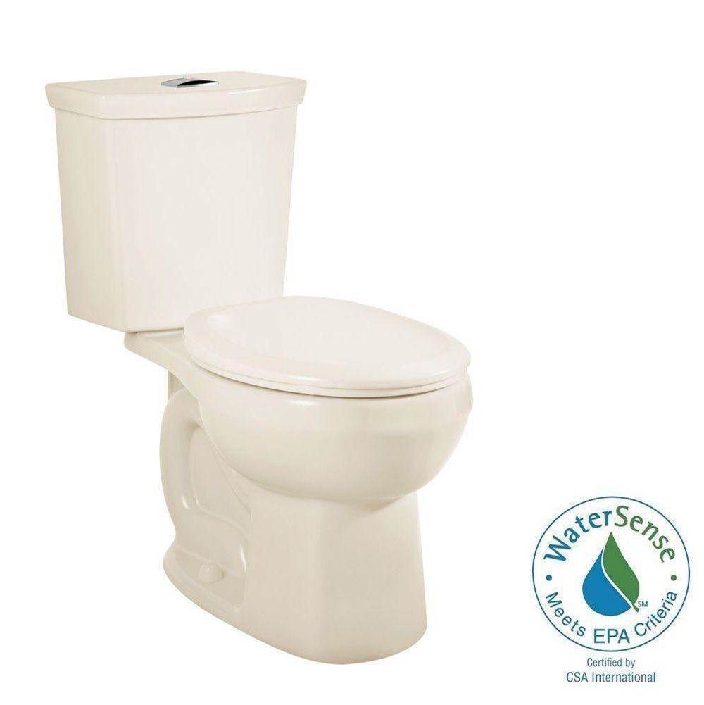 The Water ClosetAmerican Standard CanadaH2Option® Two-Piece Dual Flush 1.28 gpf/4.8 Lpf and 0.92 gpf/3.5 Lpf Standard Height Round Front Toilet Less Seat