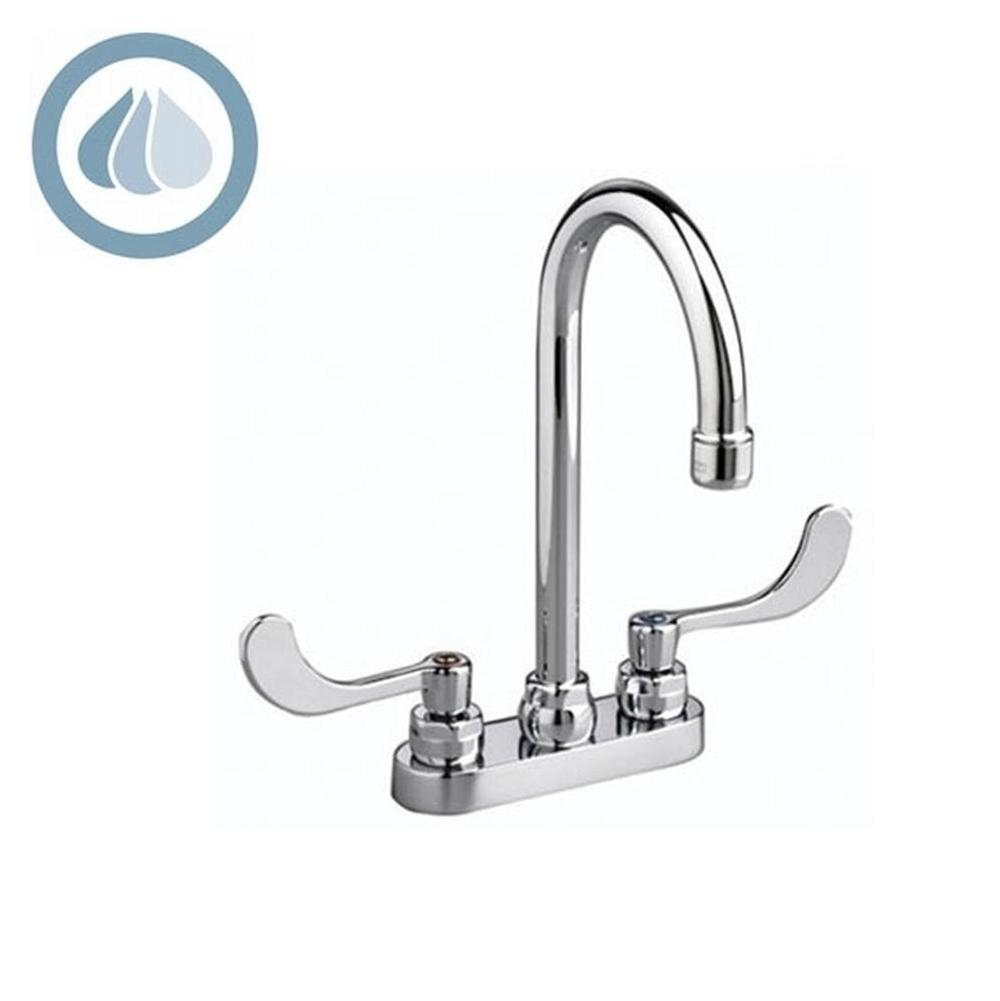 The Water ClosetAmerican Standard CanadaMonterrey® 4-Inch Centerset Gooseneck Faucet With Wrist Blade Handles 1.5 gpm/5.7 Lpm With Limited Swivel