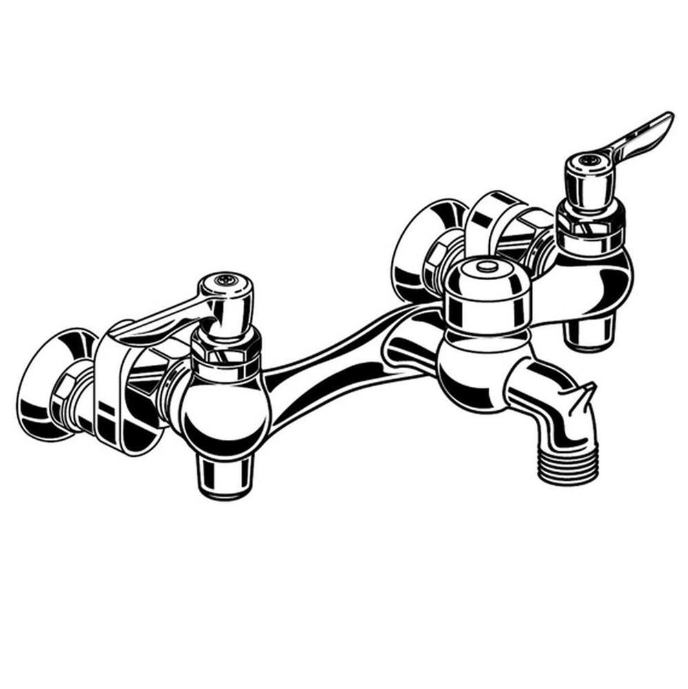The Water ClosetAmerican Standard CanadaWall-Mount Service Sink Faucet With 3-Inch Vacuum Breaker Spout and Offset Shanks