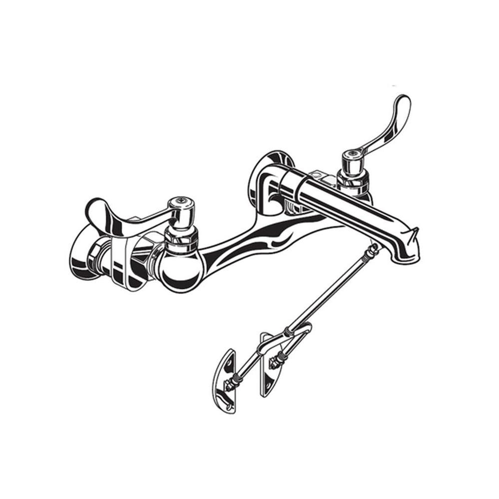 The Water ClosetAmerican Standard CanadaBottom Brace Wall-Mount Service Sink Faucet With 12-Inch Spout and Offset Shanks