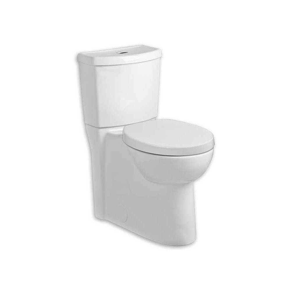 The Water ClosetAmerican Standard CanadaStudio Skirted Two-Piece Dual Flush 1.6 gpf/6.0 Lpf and 1.1 gpf/4.2 Lpf Chair Height Round Front Toilet With Seat