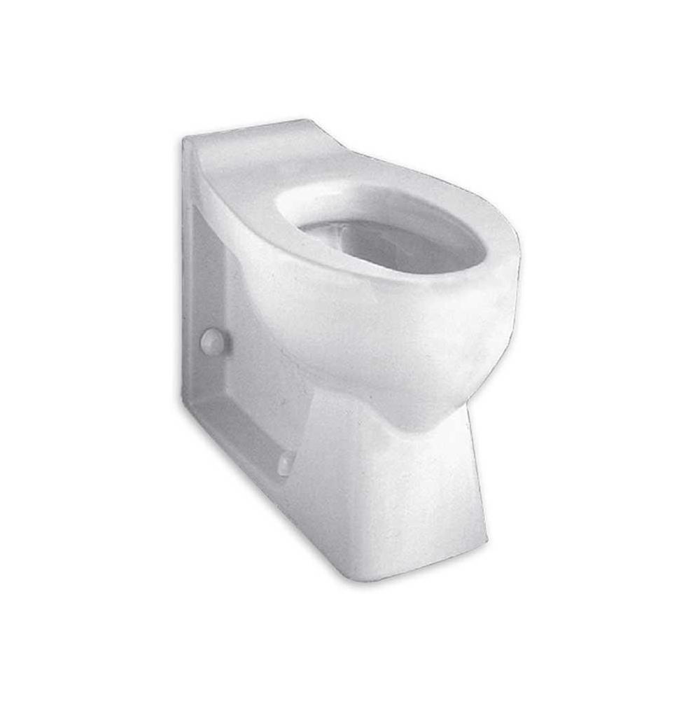 The Water ClosetAmerican Standard CanadaHuron® 1.28 – 1.6 gpf (4.8 – 6.0 Lpf) Chair Height Back Spud Back Outlet Elongated EverClean® Bowl With Integral Seat and Seat Post Holes