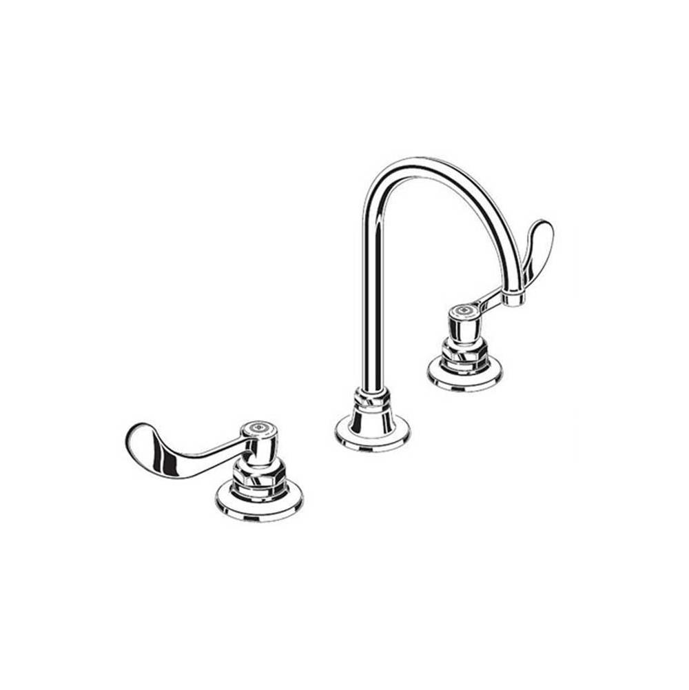 The Water ClosetAmerican Standard CanadaMonterrey® 8-Inch Widespread 8-inch Reach Gooseneck Faucet With Wrist Blade Handles 1.5 gpm/5.7 Lpm