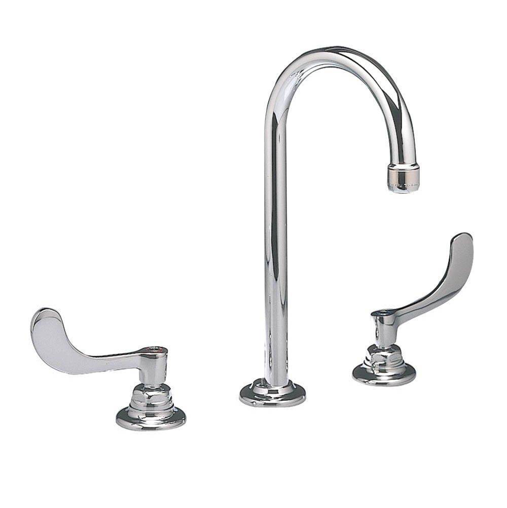 The Water ClosetAmerican Standard CanadaMonterrey® 8-Inch Widespread Gooseneck Faucet With Wrist Blade Handles 0.35 gpm/1.3 Lpm