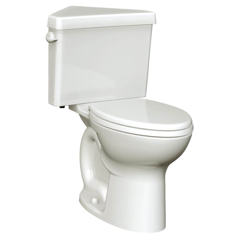 The Water ClosetAmerican Standard CanadaTriangle Cadet® PRO Two-Piece 1.28 gpf/4.8 Lpf Chair Height Round Front Toilet