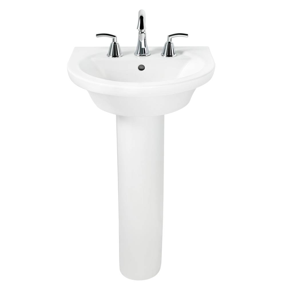 The Water ClosetAmerican Standard CanadaTropic® Petite 8-Inch Widespread Pedestal Sink Top and Leg Combination