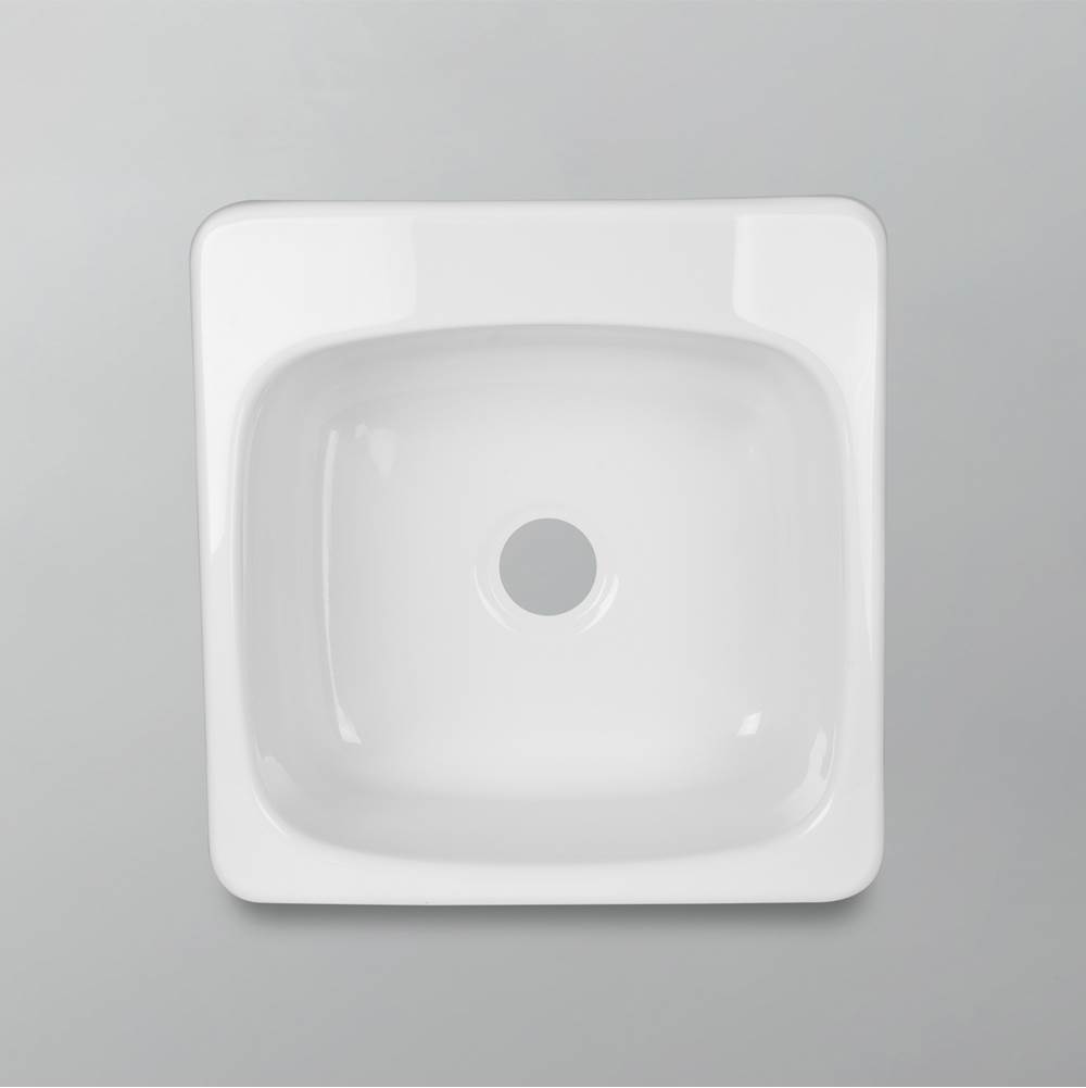 The Water ClosetAcritecSink - Acrylic - Classic Laundry Sink - Single Bowl - Wht -1 Hole