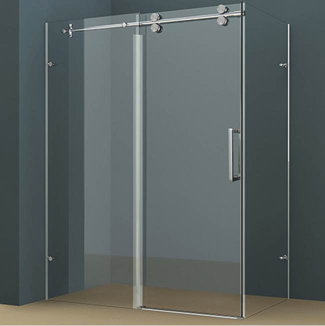 The Water ClosetAcritecShDoor - DT (Rolling) - 60'' Door x 36'' - R02 - 12mm/Chr