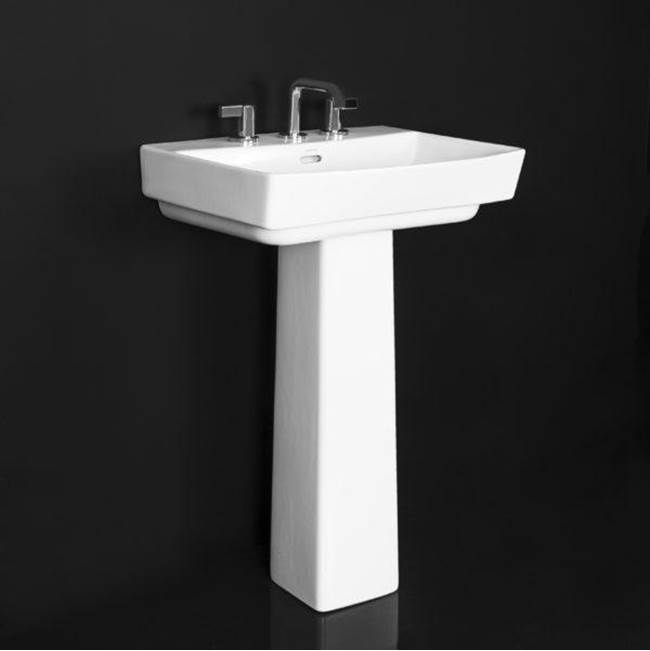 Avenue Pedestal Only Pedestal Bathroom Sinks item L-1505A-W