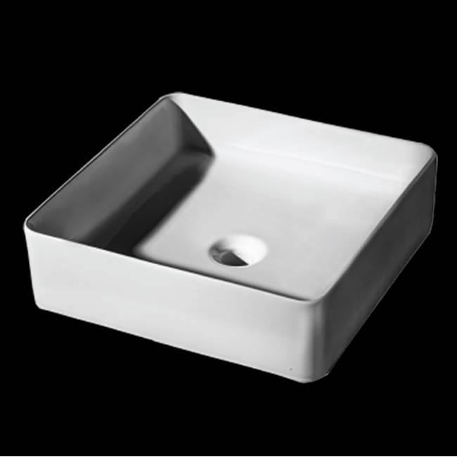 The Water ClosetAvenueSquare Vessel Sink, 15.75'' W x 15.75'' D x 6'' H, Less Pop Up