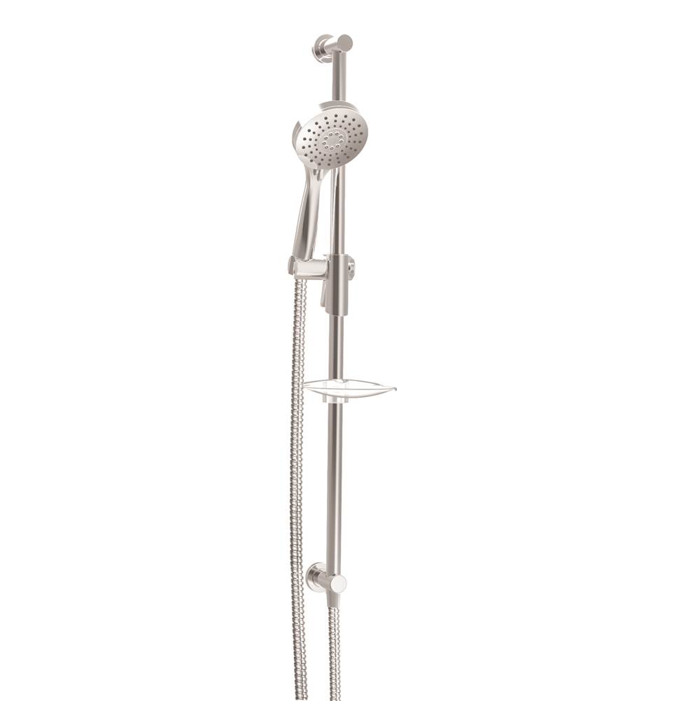 The Water ClosetBARiLZip Plus 3-Spray Sliding Shower Bar With Built-In Elbow Connector