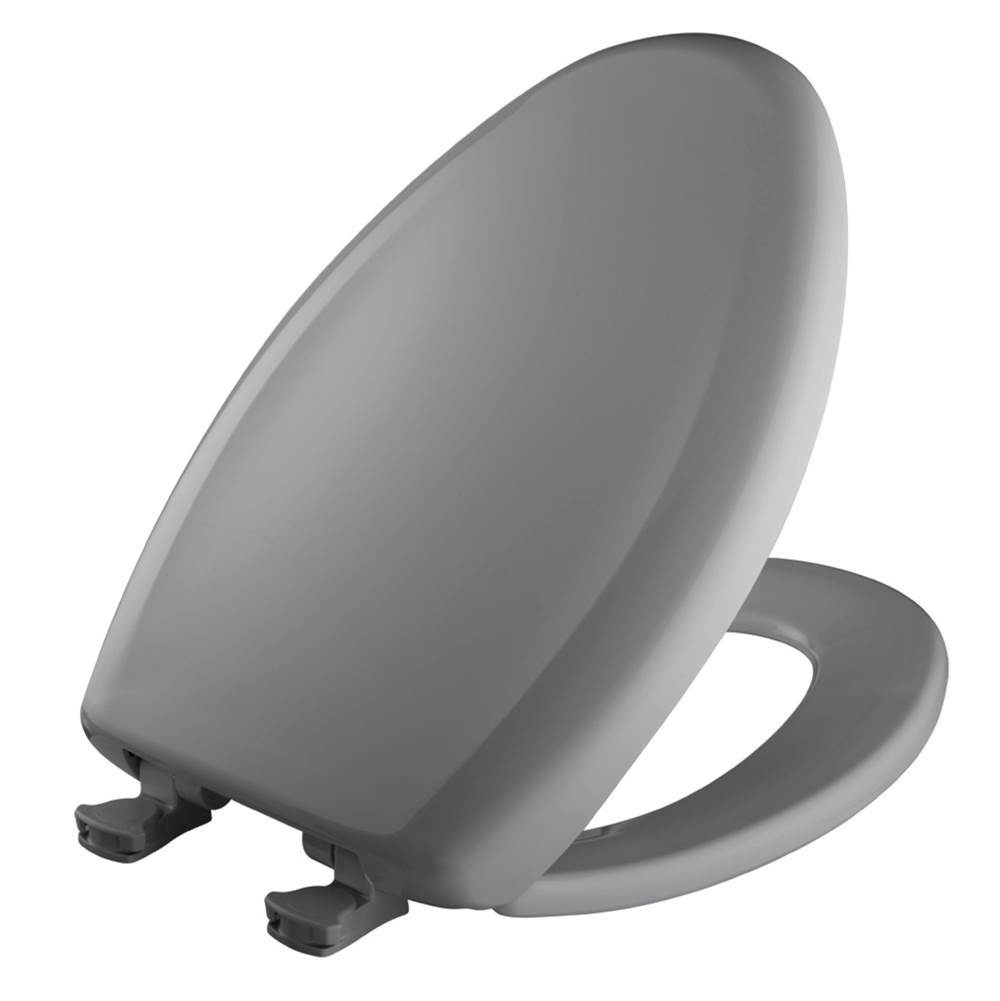 The Water ClosetBemisElongated Plastic Toilet Seat in Country Grey with STA-TITE Seat Fastening System, Easy-Clean and Change and Whisper-Close Hinge