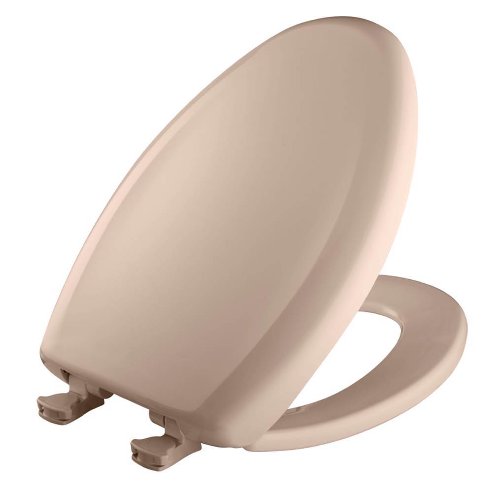 The Water ClosetBemisElongated Plastic Toilet Seat in Fawn Beige with STA-TITE Seat Fastening System, Easy-Clean and Change and Whisper-Close Hinge