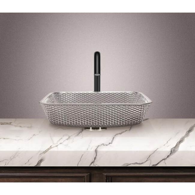 Bagno Italia Vessel Bathroom Sinks item SAPPHIRE - Silver