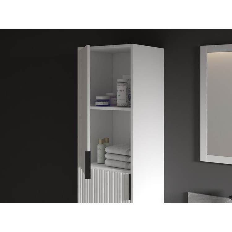 Bagno Italia Linen Cabinet Bathroom Furniture item VERSACE-LINEN-18-WHT