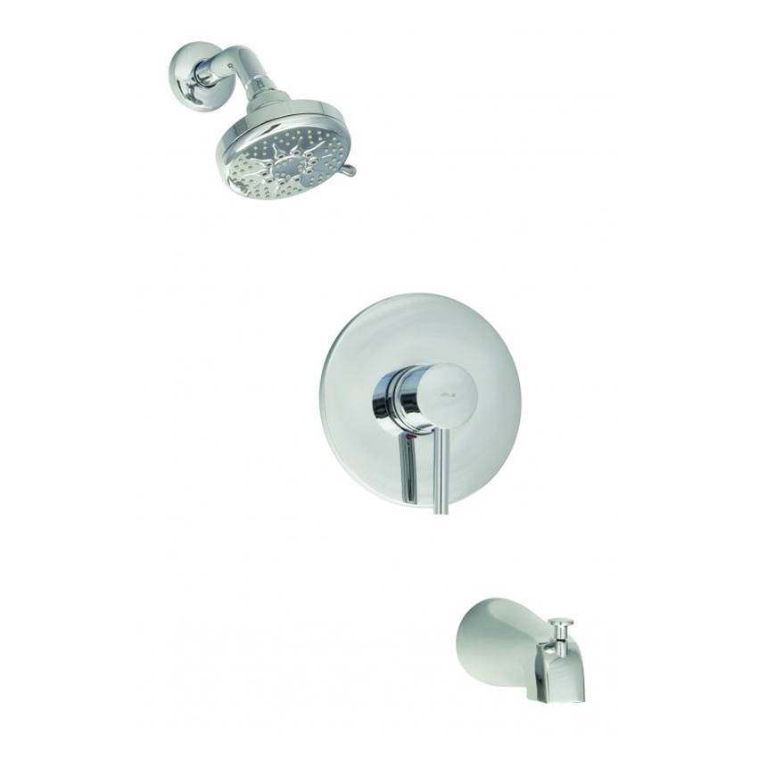 BARIL PRO Tub And Shower Faucet With Showerhead Tub And Shower Faucets item O15-9149-03-KK