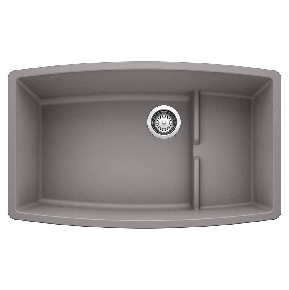 The Water ClosetBlanco CanadaPerforma Cascade Metallic Gray