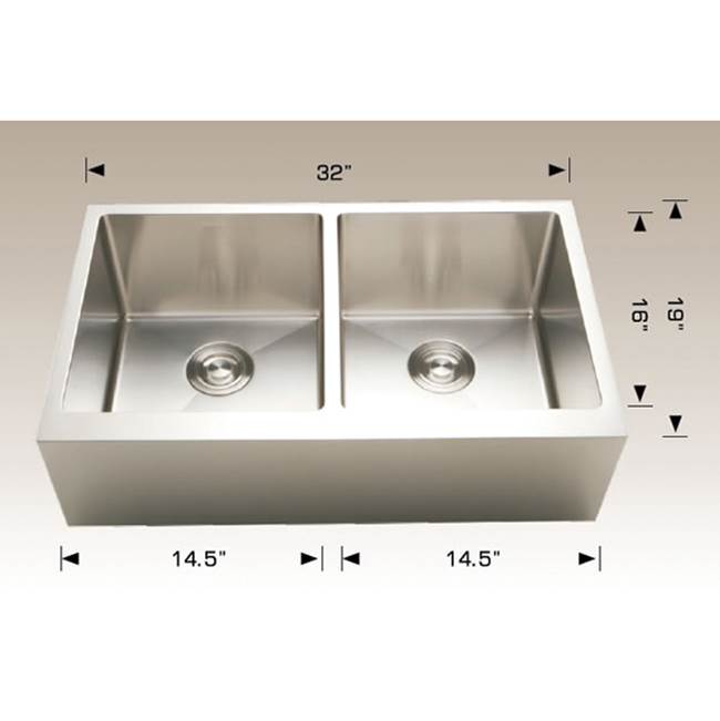 Bosco Undermount Kitchen Sinks item 203622 Plus