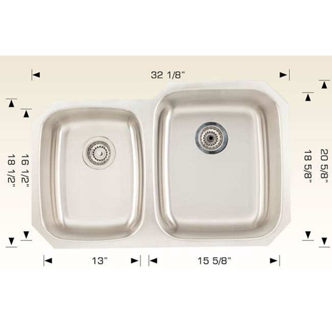 Bosco  Kitchen Sinks item SKU 207036