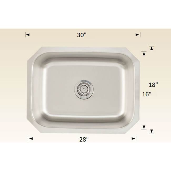 Bosco Undermount Kitchen Sinks item SKU 207046