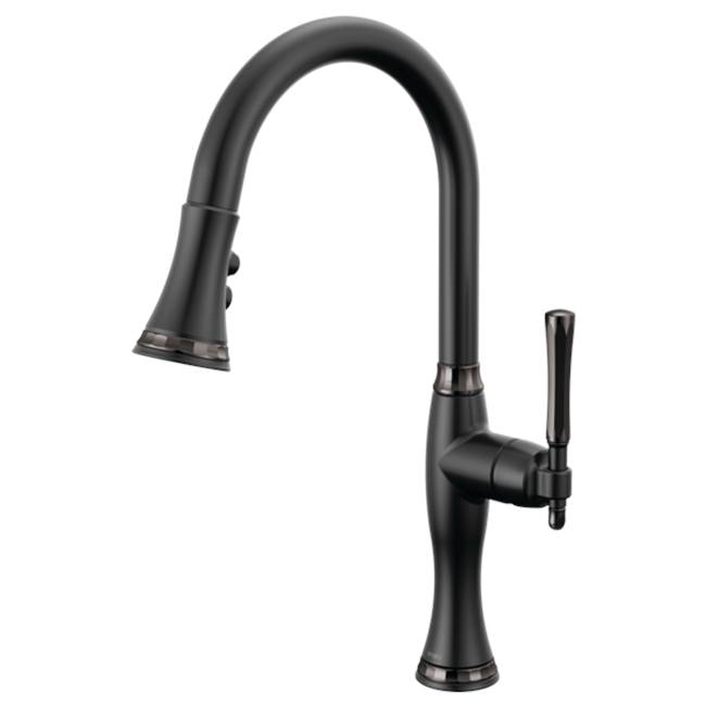 Brizo Canada Pull Down Faucet Kitchen Faucets item 63058LF-BLBNX