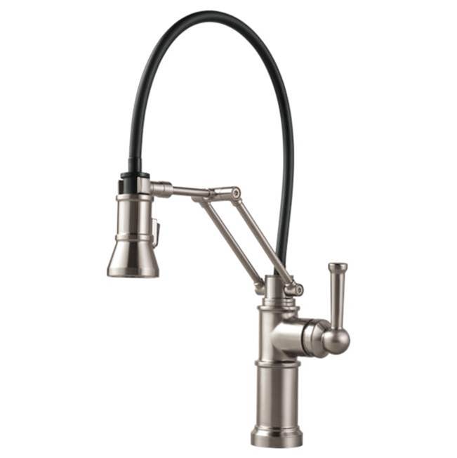 The Water ClosetBrizo CanadaSingle Handle Articulating Arm Kitchen Faucet