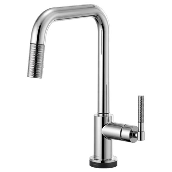 The Water ClosetBrizo CanadaSquare Spout Pull-Down With Smarttouch, Knurled Handle
