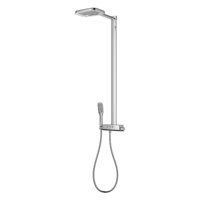 The Water ClosetCa'banoThermostatic shower column with rain head and hand spray