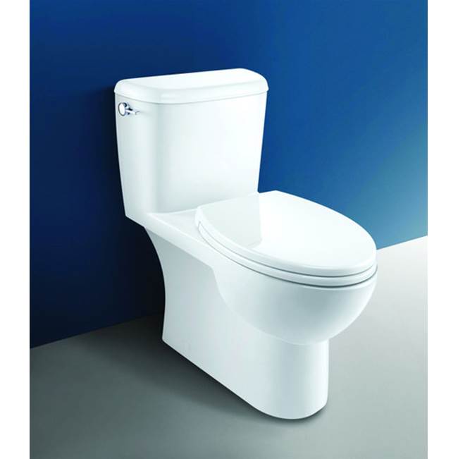 The Water ClosetCaroma CanadaCaravelle 1pc Side Lever Dual Flush With Soft Closing Seat