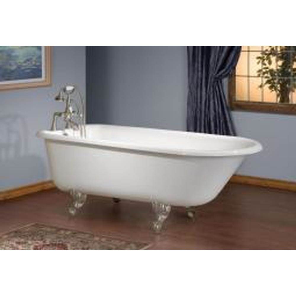 The Water ClosetCheviot Products CanadaTRADITIONAL Cast Iron Bathtub with Faucet Holes in Wall of Tub